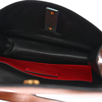 Valentino Garavani Grainy Calfskin VSling Belt Bag Saddle Brown 5 of 10