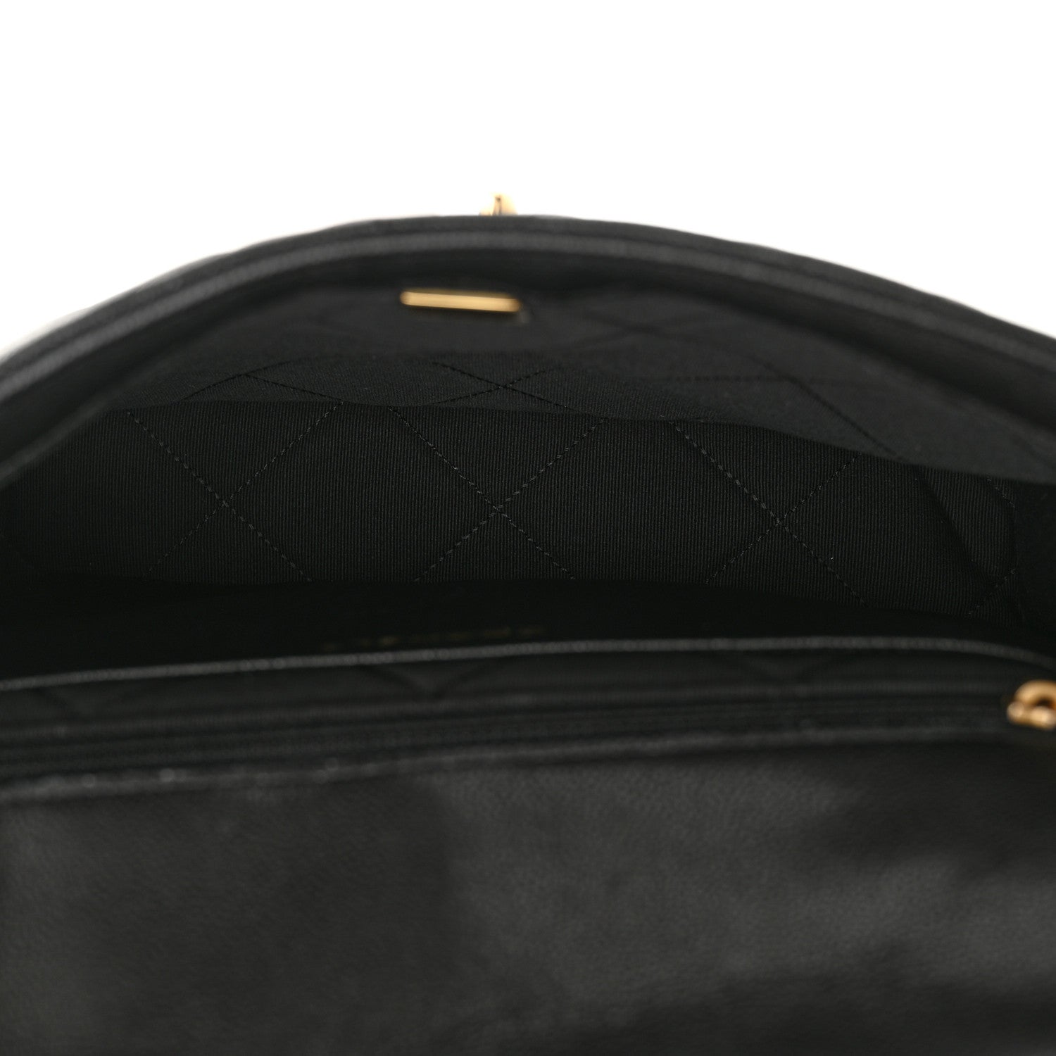 Chanel Caviar Quilted CC Large Flap Black 5 of 10