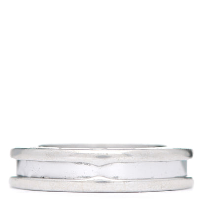 Bulgari 18K White Gold B.Zero1 One-Band Ring 49 4.75 1 of 6