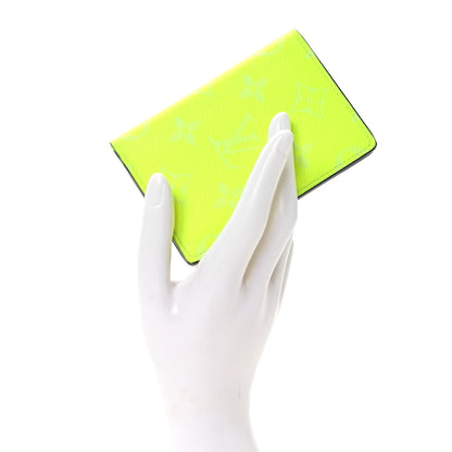 Louis Vuitton Taigarama Pocket Organizer Neon Yellow 2 of 6