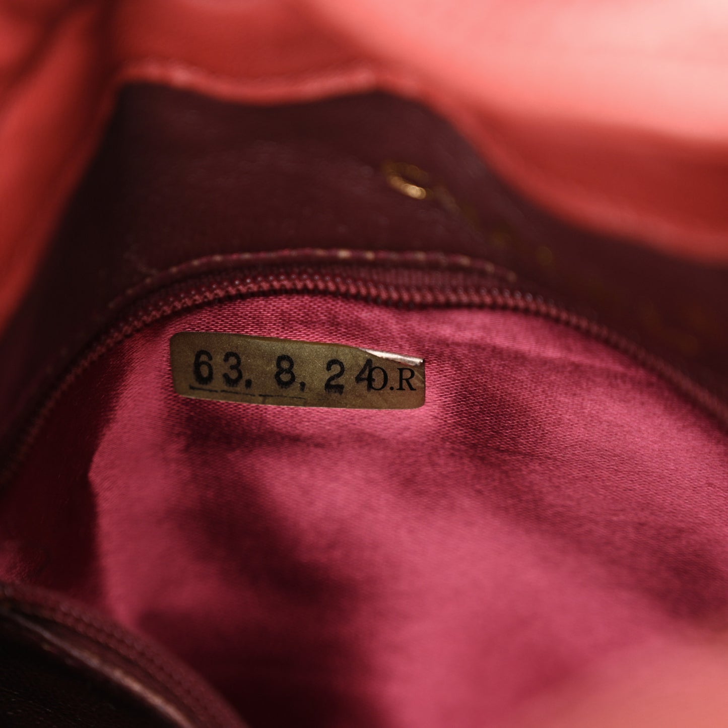 Lambskin Quilted Mini Drawstring Bucket Bag Red