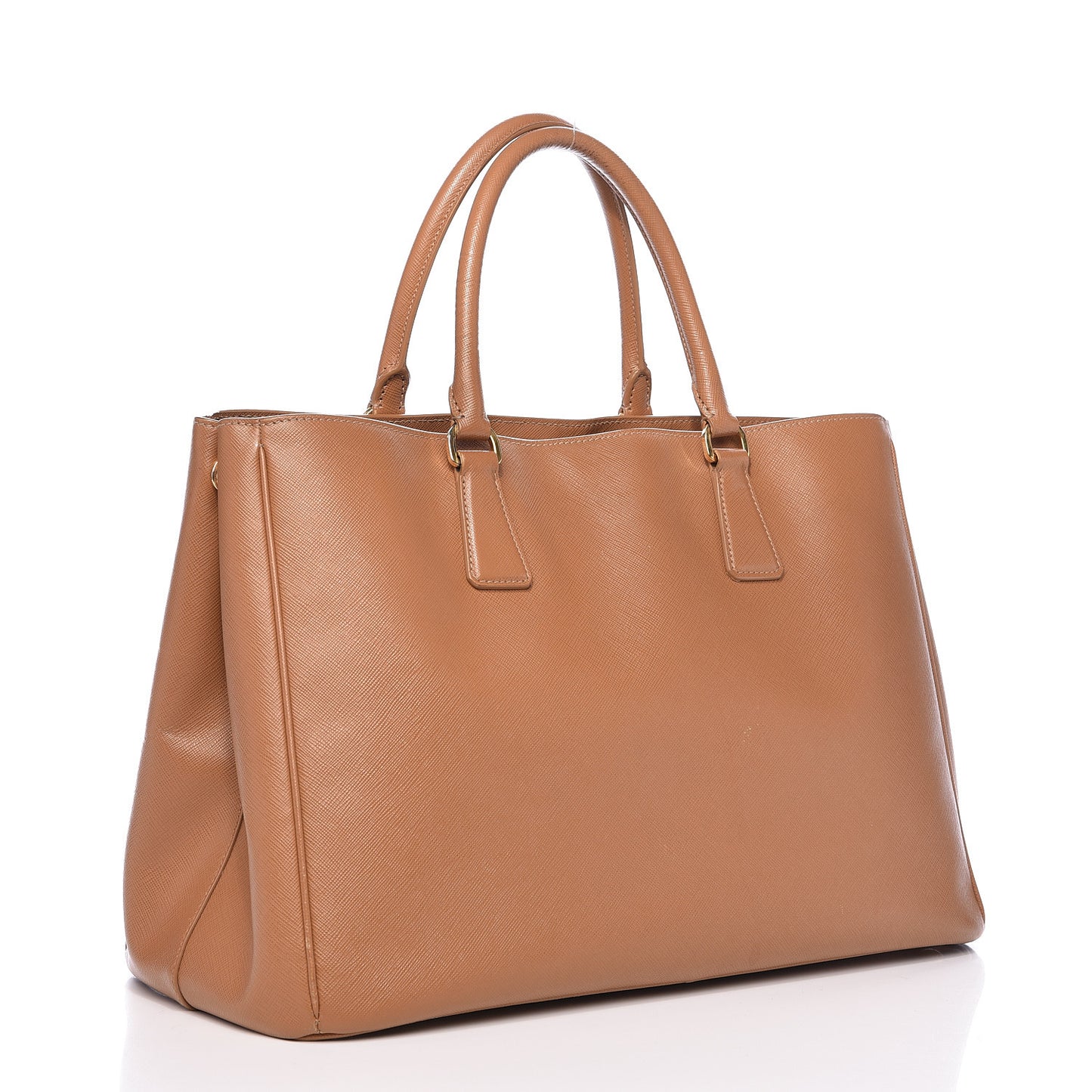 Saffiano Lux Large Tote Caramel