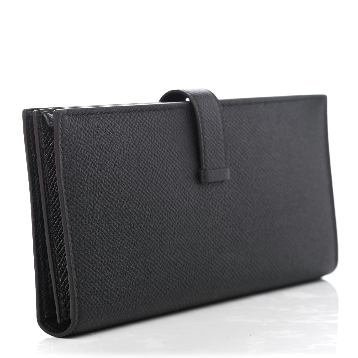 Hermes Epsom Bearn Gusset Wallet Black 2 of 4