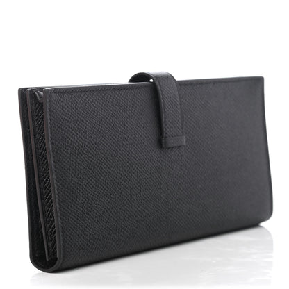 Hermes Epsom Bearn Gusset Wallet Black 2 of 4