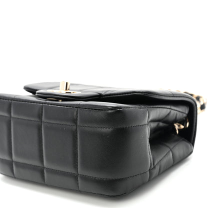 Chanel Lambskin Resin Crystal Square Quilted Mini Monacoco Flap Black 9 of 12