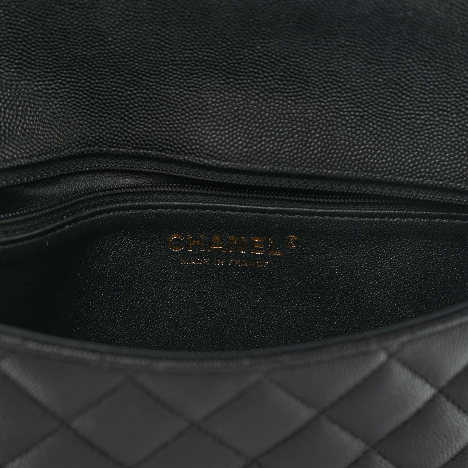 Chanel Caviar Quilted Flap Clutch Black 7 of 11
