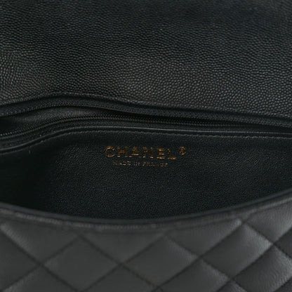 Chanel Caviar Quilted Flap Clutch Black 7 of 11