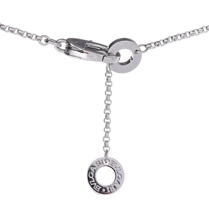 Bulgari 18K White Gold Diamond Parentesi Pendant Necklace 5 of 7