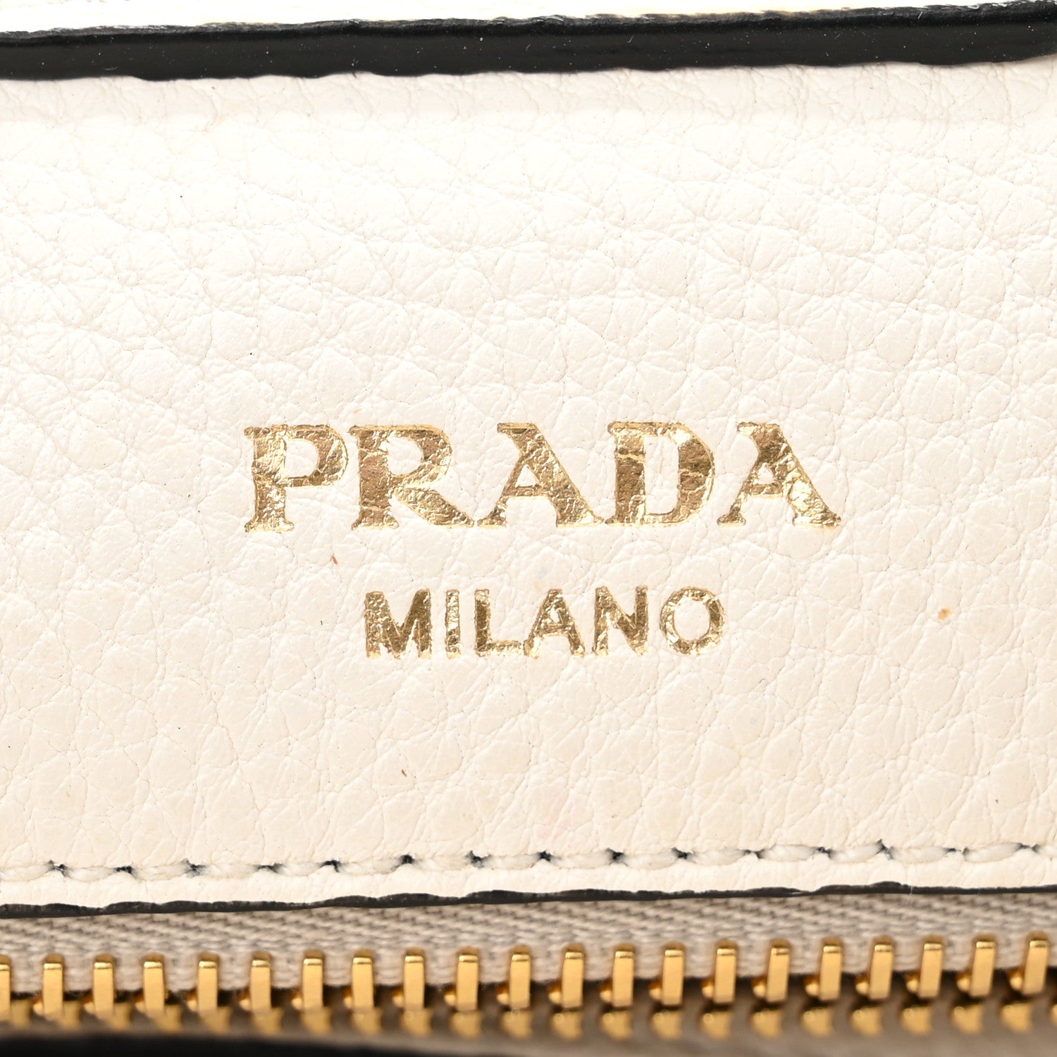 Prada Vitello Daino Shoulder Bag White 6 of 10