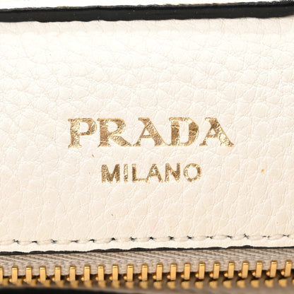 Prada Vitello Daino Shoulder Bag White 6 of 10