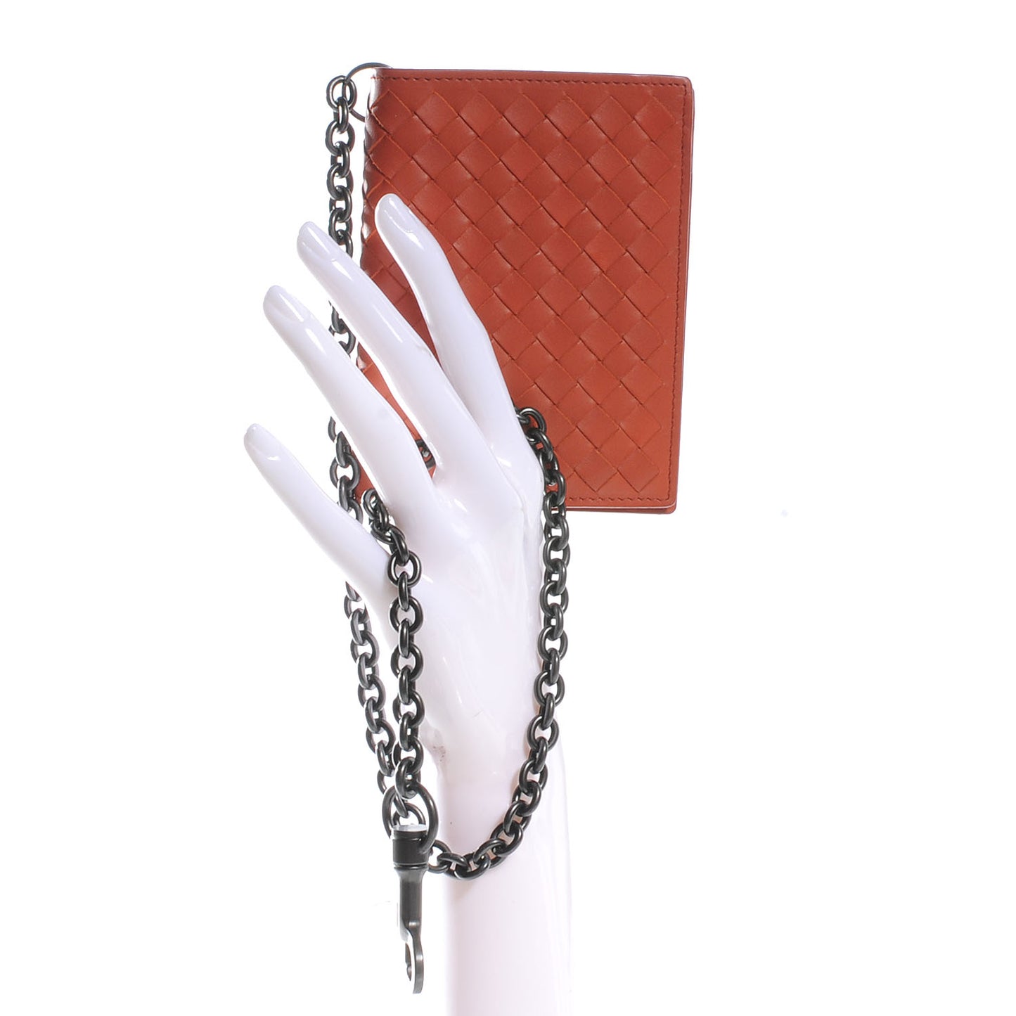 Intrecciato Wallet With Chain Pompei