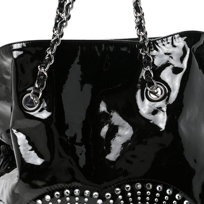 Chanel Patent Crystal Strass Bonbons Tote Black 9 of 10