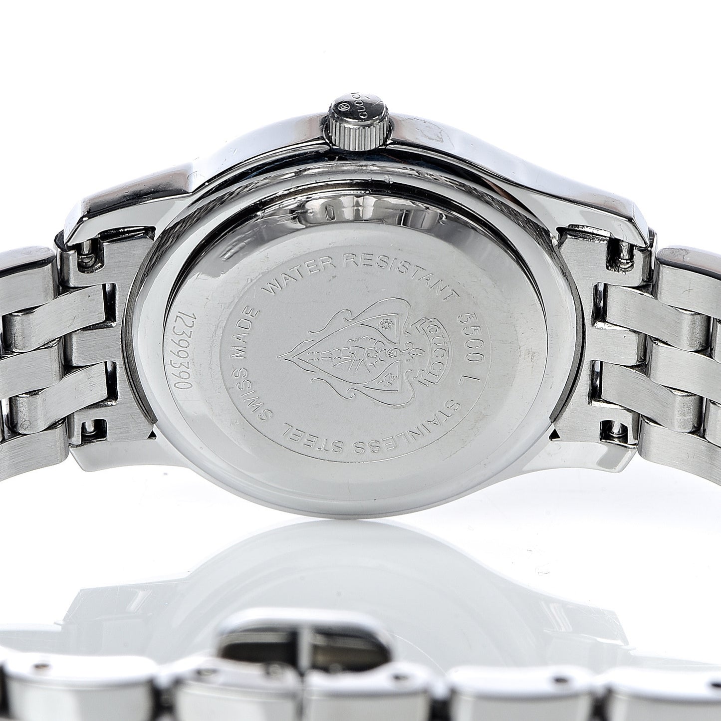 Stainless Steel 27mm 5500L Quartz Watch Black