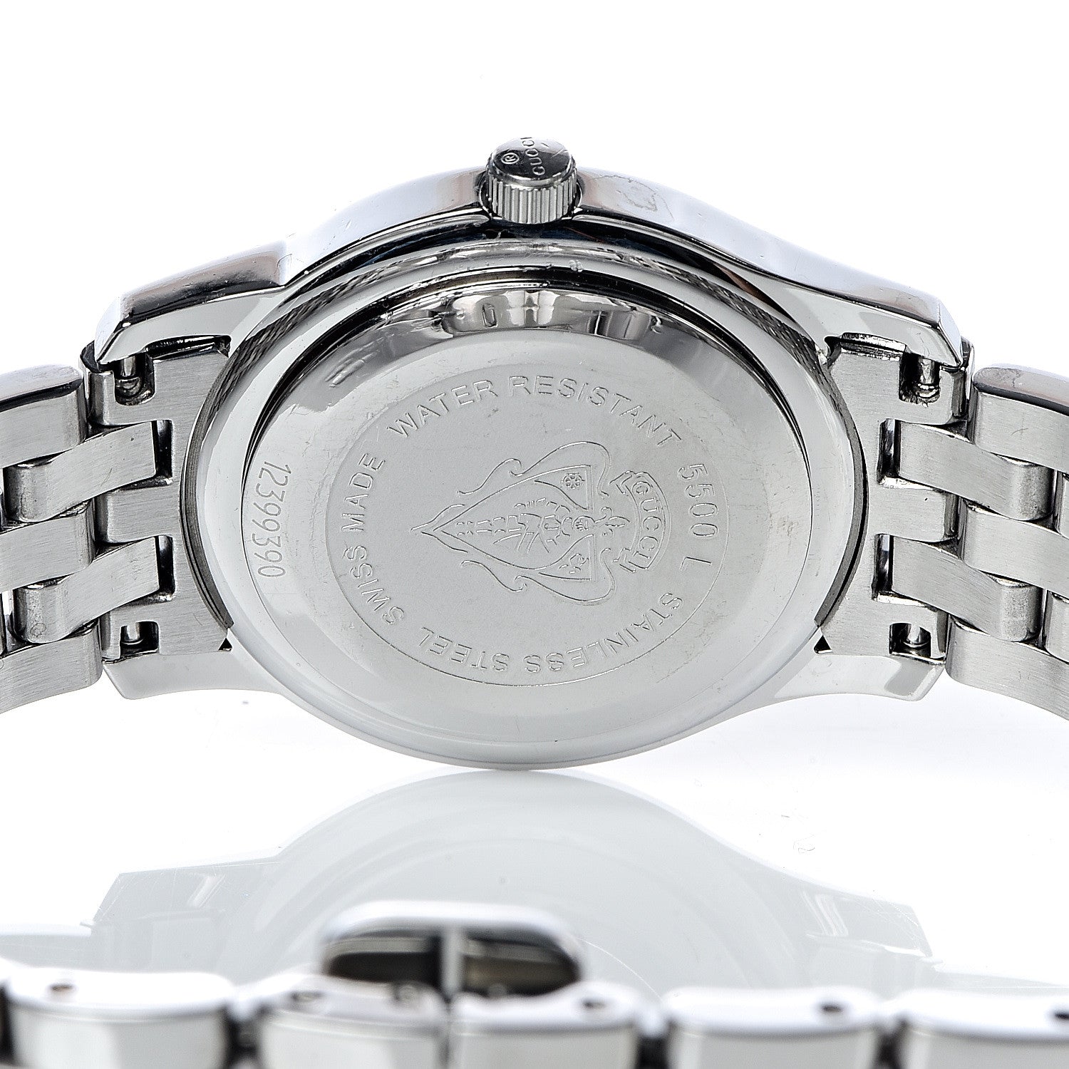 Gucci Stainless Steel 27mm 5500L Quartz Watch Black 5 of 8