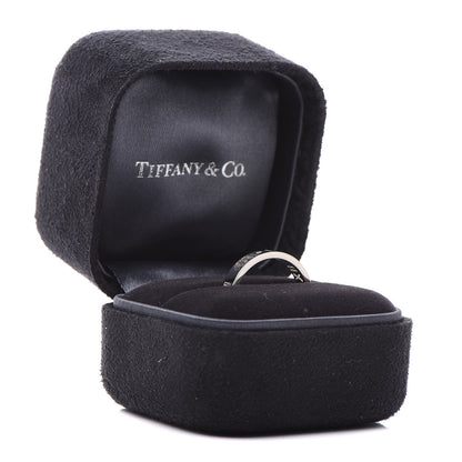 Tiffany 18K White Gold Diamond Atlas Pierced Ring 51 5.75 5 of 5