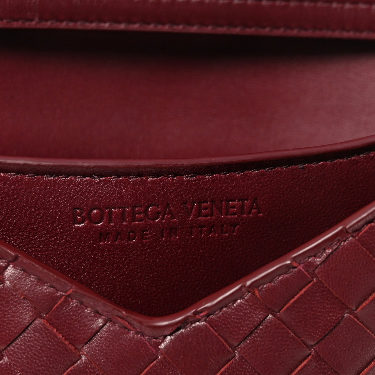 Bottega Veneta Nappa Intrecciato Knot Lock Top Handle Crossbody Bag Fondant Barolo 6 of 9
