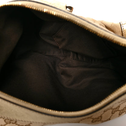 Gucci Monogram Medium D Gold Hobo Gold 4 of 15