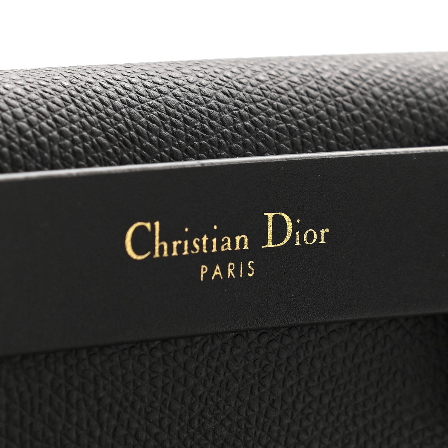 Christian Dior Grained Calfskin Saddle Belt Bag Black 5 of 10