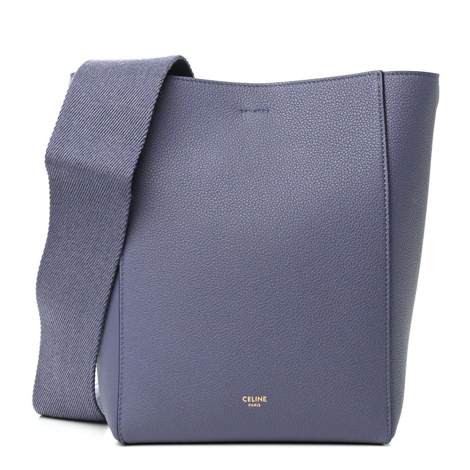 Celine Soft Grained Calfskin Small Sangle Bucket Bag Chardon 1 of 8