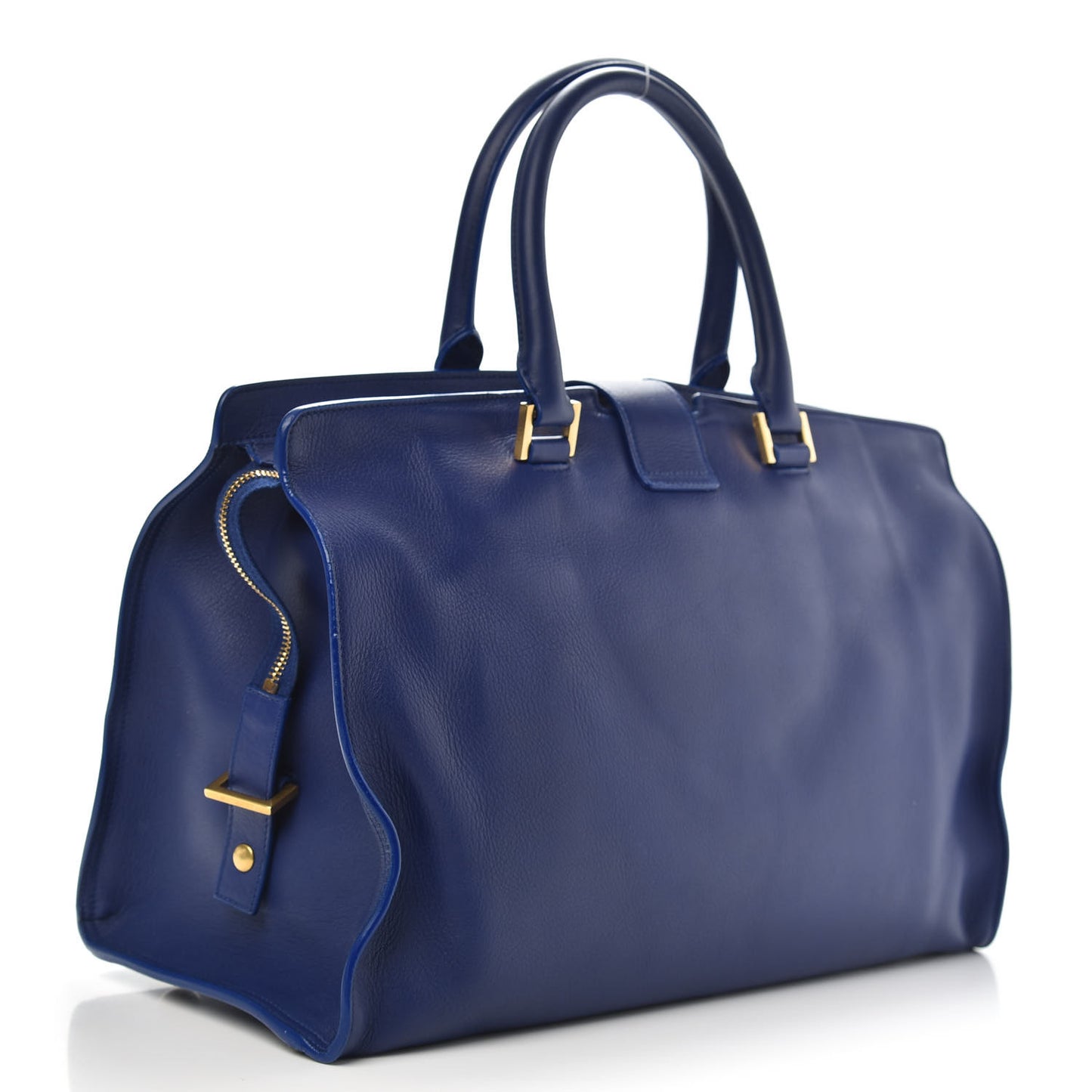 Calfskin Medium Classic Y Cabas Royal Blue