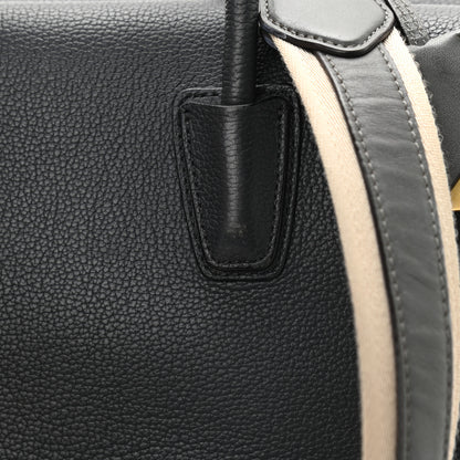 MCM Grained Calfskin Large Milla Tote Phantom Grey 8 of 8
