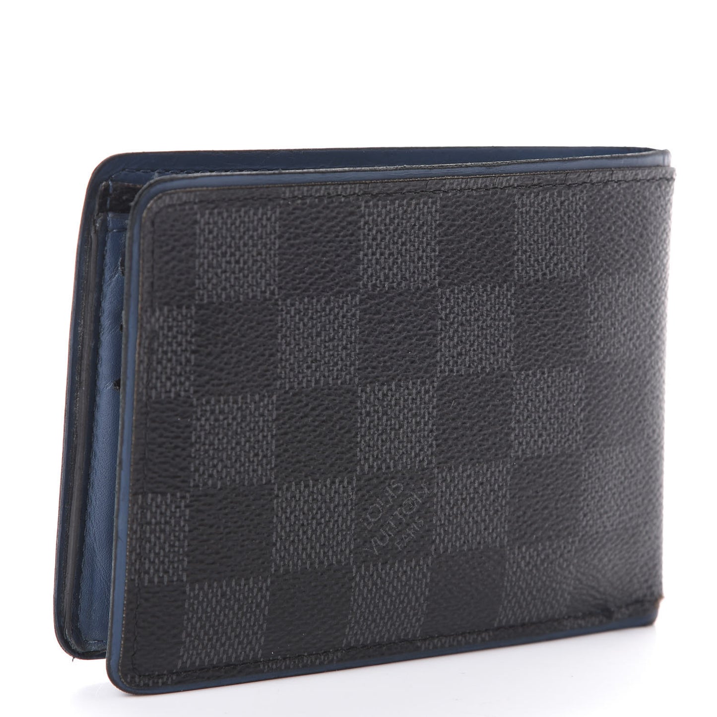 Damier Graphite Multiple Wallet Blue