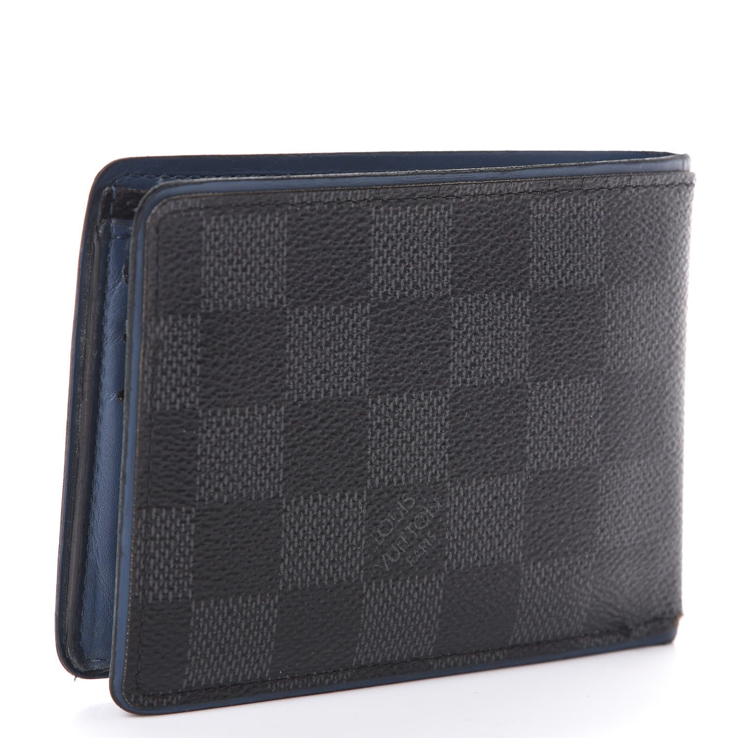 Louis Vuitton Damier Graphite Multiple Wallet Blue 3 of 7
