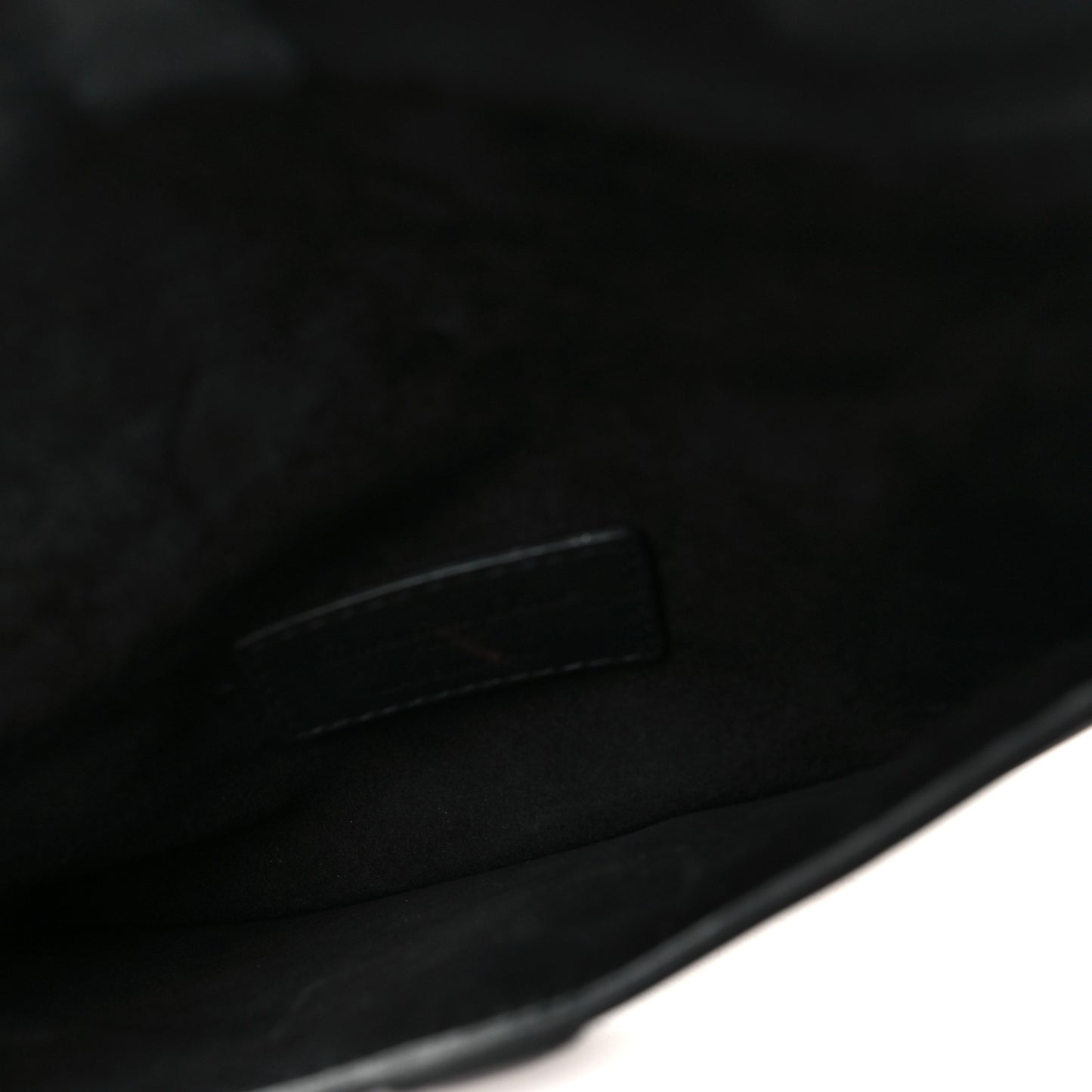 Ultra Matte Calfskin Saddle Belt Bag Black