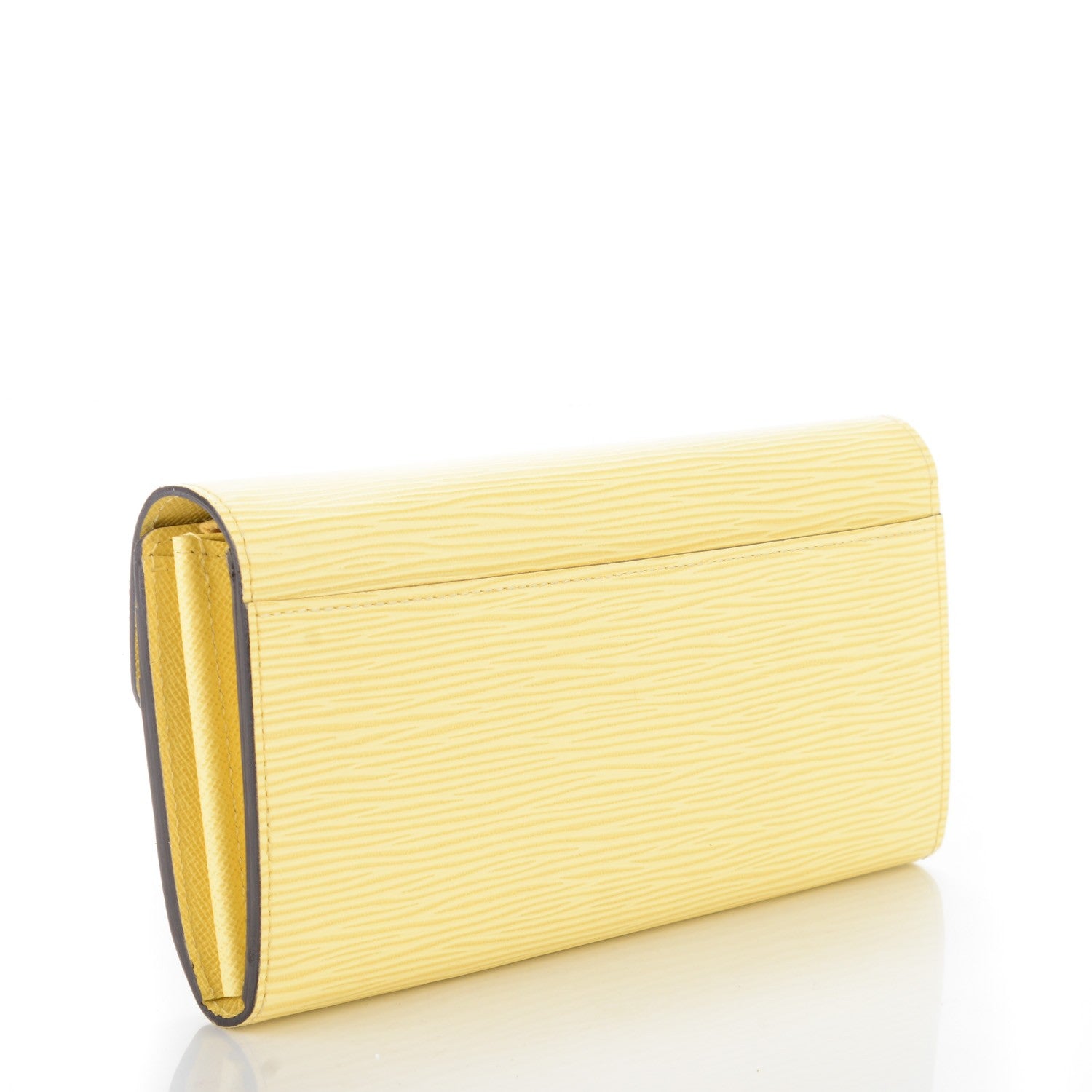 Louis Vuitton Epi Sarah Wallet NM Jaune Pale 3 of 7