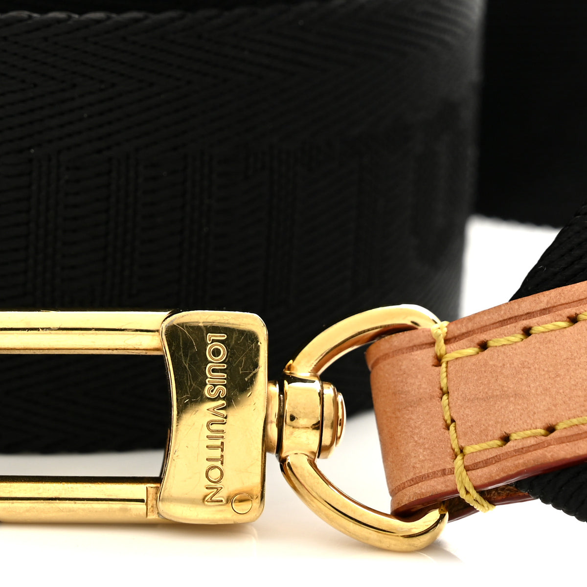 Louis Vuitton Nylon Multi Pochette Accessories Bandouliere Shoulder Strap Black 7 of 7