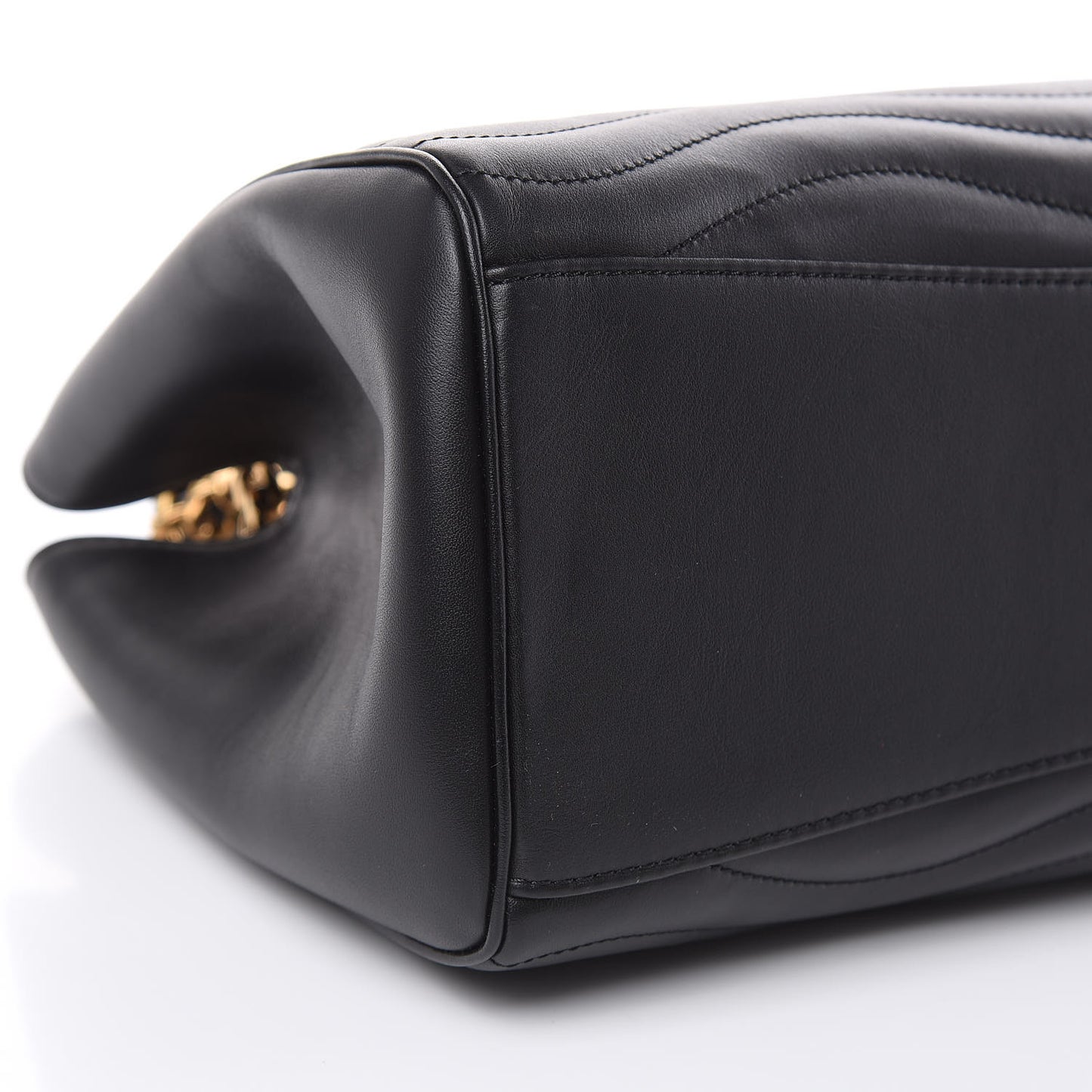 Calfskin New Wave Chain Tote Black