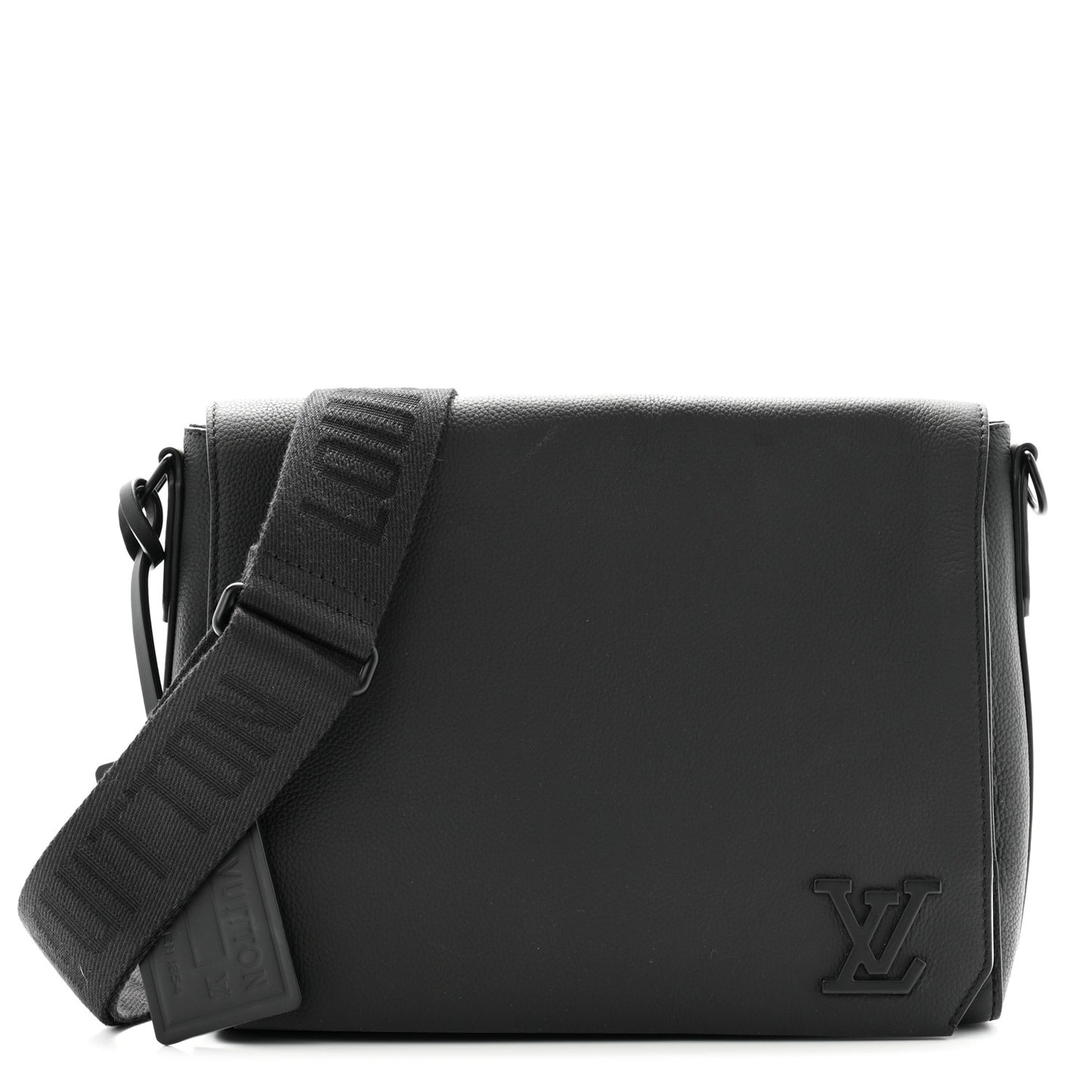 Calfskin Aerogram Messenger Black