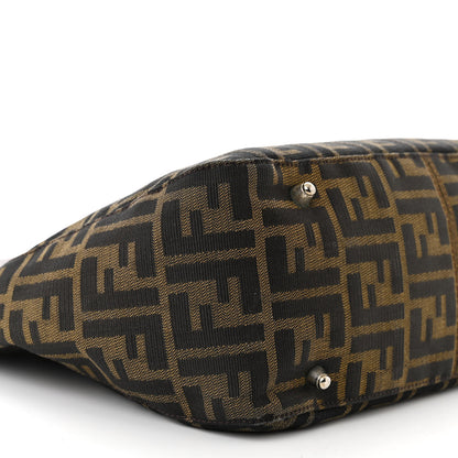 Fendi Zucca Top Handle Tote Tobacco 8 of 9