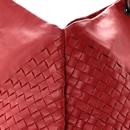 Bottega Veneta Nappa Intrecciato Aquilone Fortune Cookie Hobo Red 7 of 9