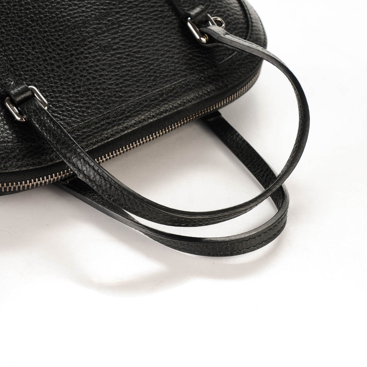 Calfskin Mini Dome Bag Black