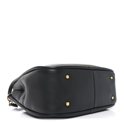 Mulberry Small Classic Grain Calfskin Leighton Black 5 of 10