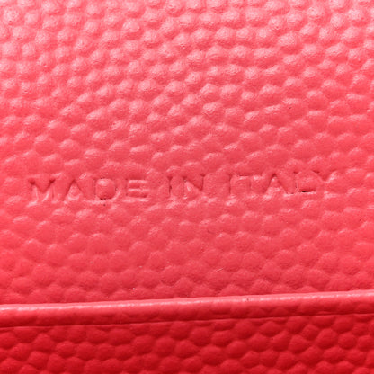 Saint Laurent Grain De Poudre Matelasse Chevron Small Monogram Envelope Wallet Rose Clair 7 of 12