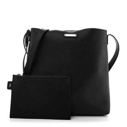 Saint Laurent Calfskin Bold Shopping Tote Black 3 of 15