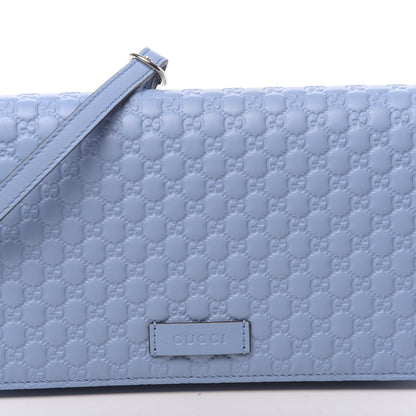 Gucci Microguccissima Crossbody Wallet Mineral Blue 9 of 10