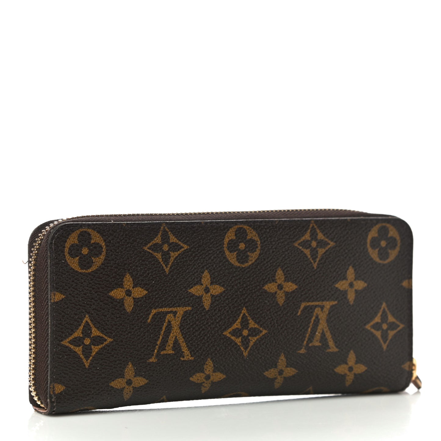 Monogram Clemence Wallet Rose Ballerine