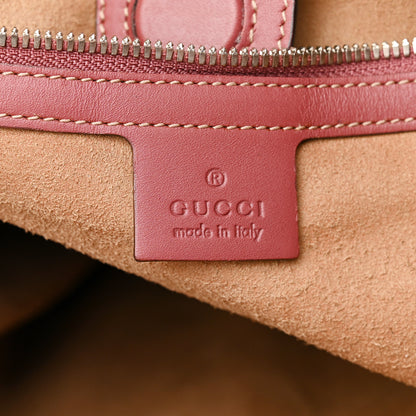 Gucci Soft GG Supreme Monogram Blooms Vertical Tote Beige Multicolor Dry Rose 7 of 11