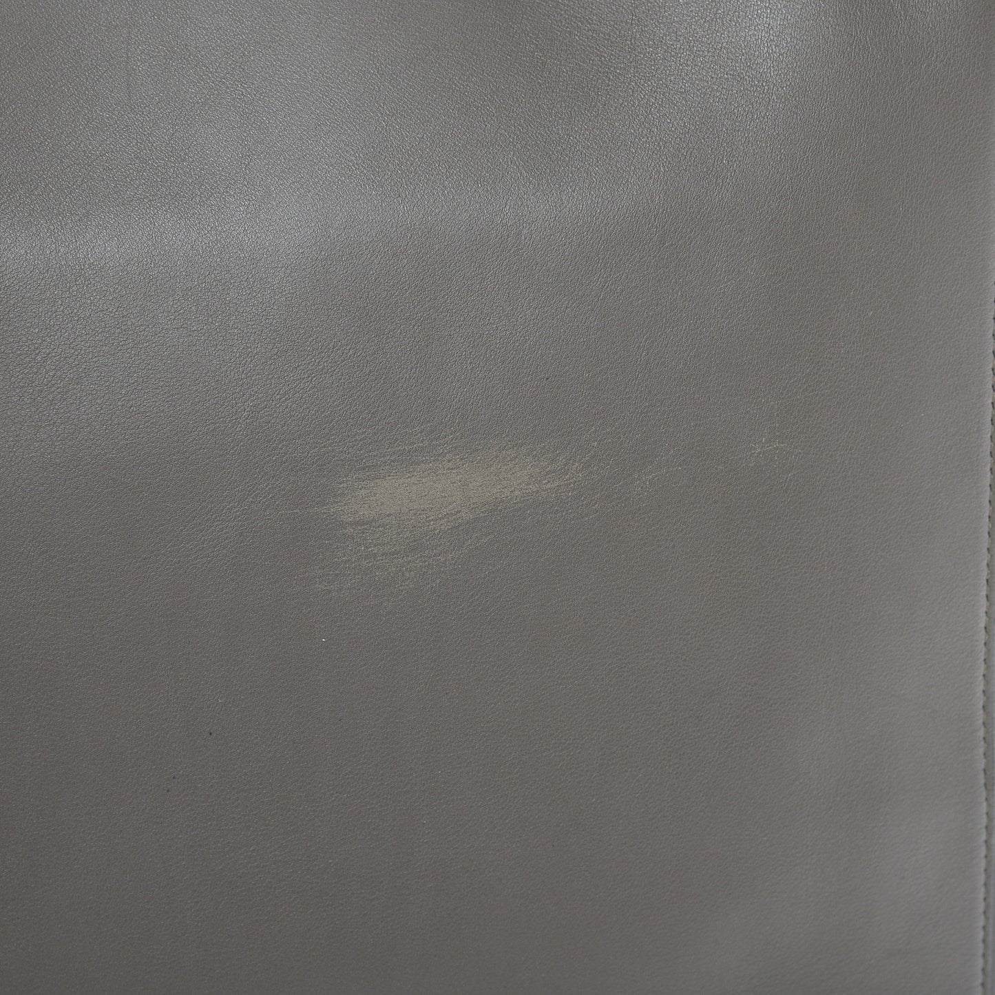 Calfskin Clasp Vertical Cabas Grey