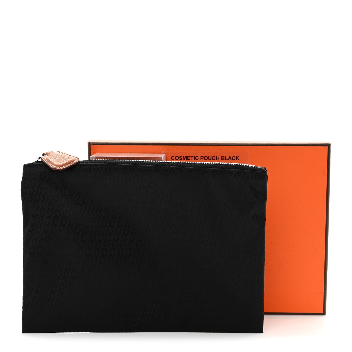 Technical Silk H En Bias Silky Pocket Cosmetic Case Black