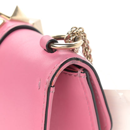 Valentino Garavani Vitello Mini Glam Lock Rockstud Flap Ninphea 34 of 39