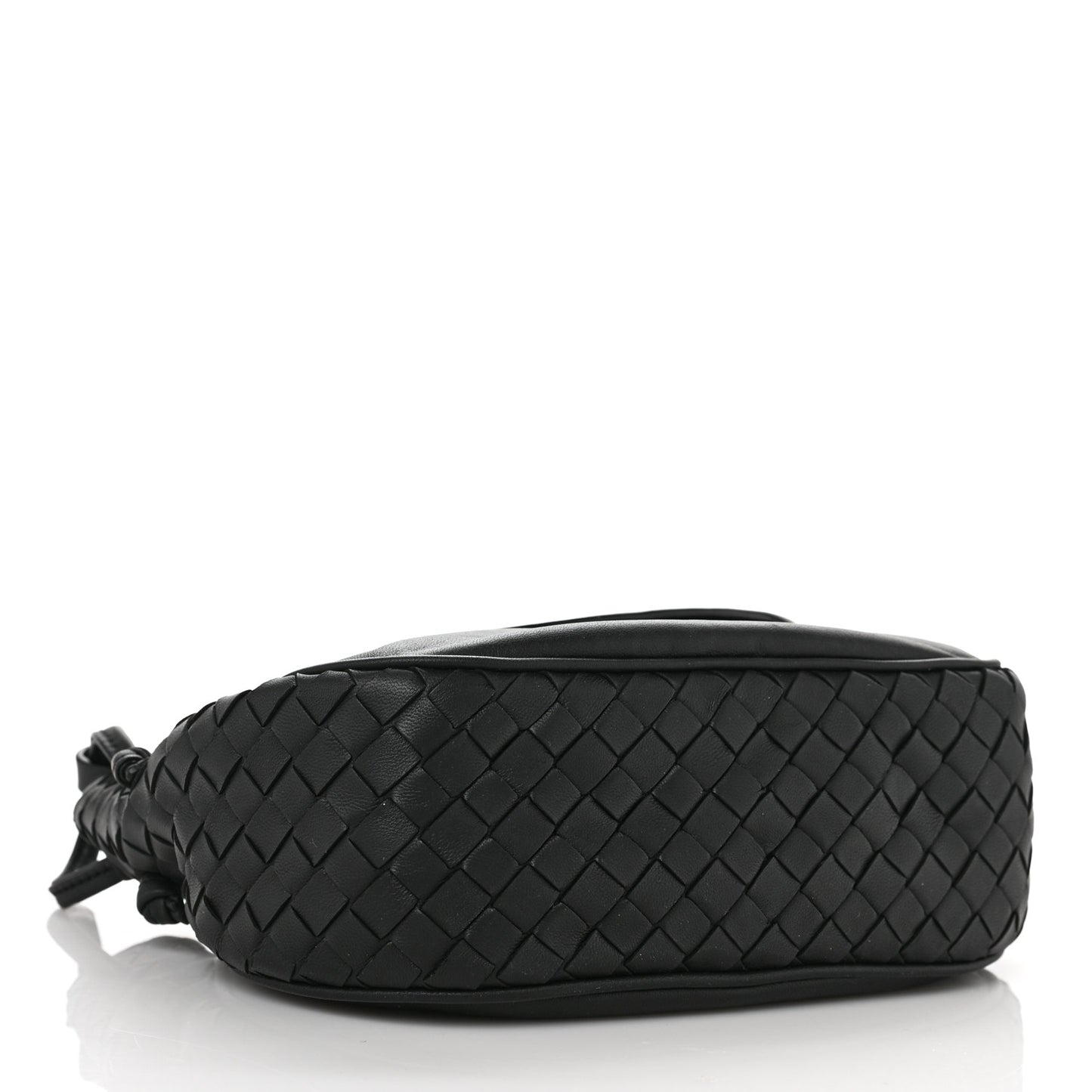 Nappa Intrecciato Small Nodini Flap Crossbody Black