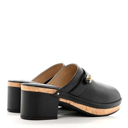 Chanel Calfskin CC Turn Lock Clogs 41 Black 4 of 10