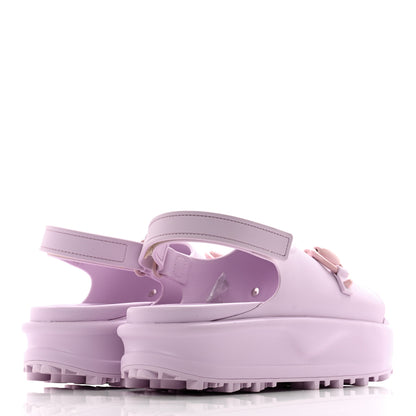 Gucci Soft Rubber Horsebit Touch Womens Strapped Sandals 39 Talc Pink 4 of 10