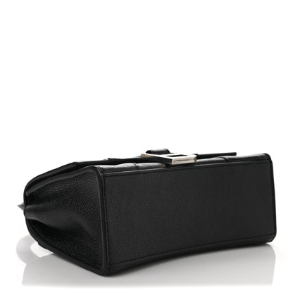 Balenciaga Grained Calfskin Hourglass Top Handle Bag XS Black 4 of 9