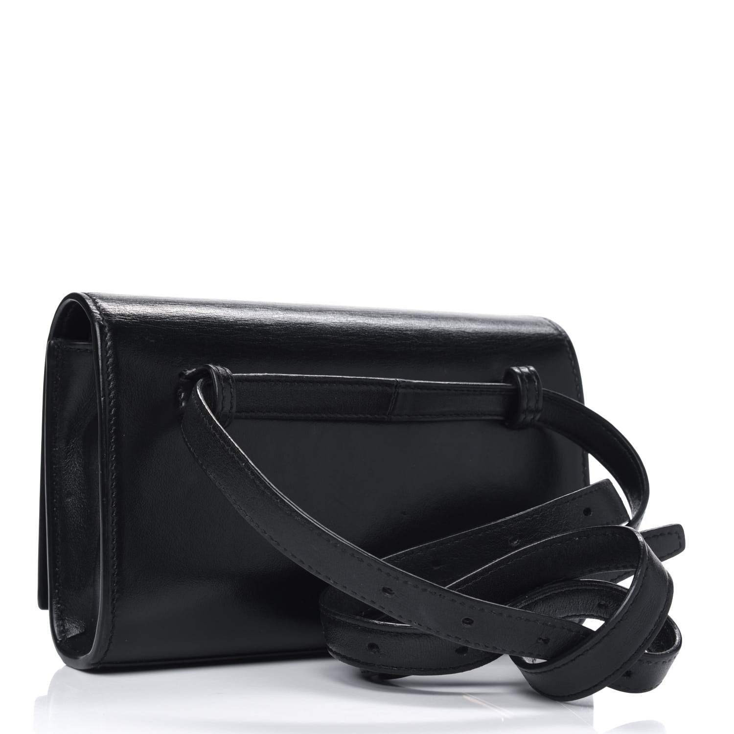 Saint Laurent Smooth Calfskin Monogram Kate Belt Bag Black 2 of 6