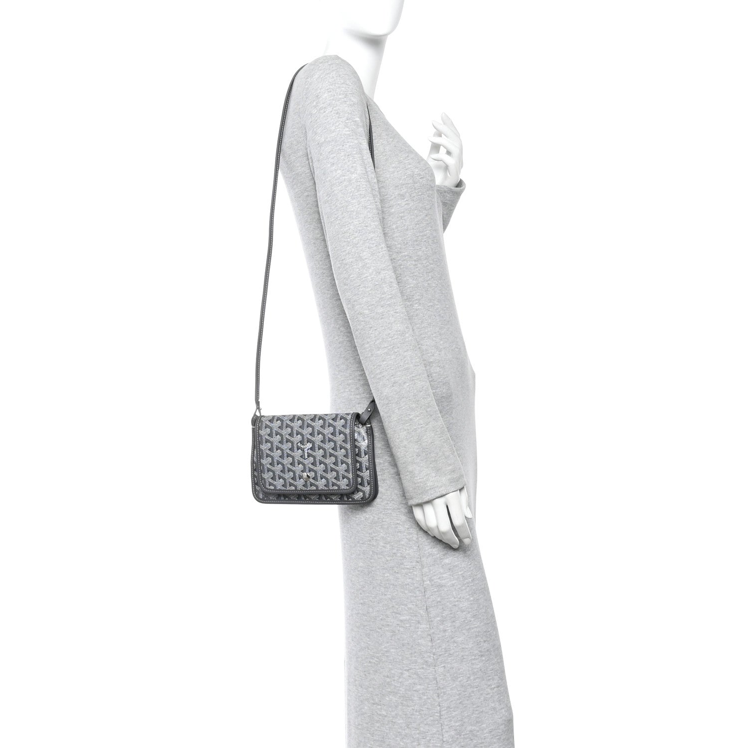 Goyard Goyardine Plumet Wallet Clutch Grey 2 of 11